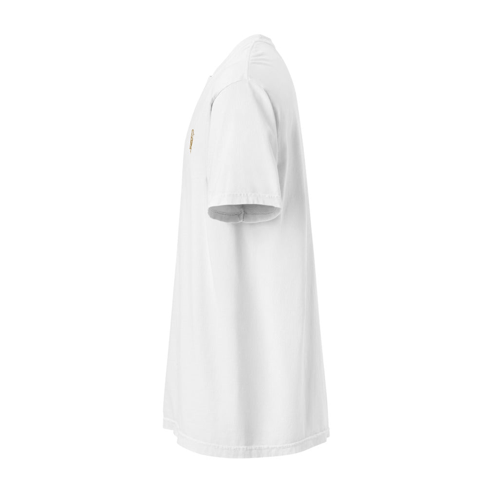 The Vault Tee in White — chest BV