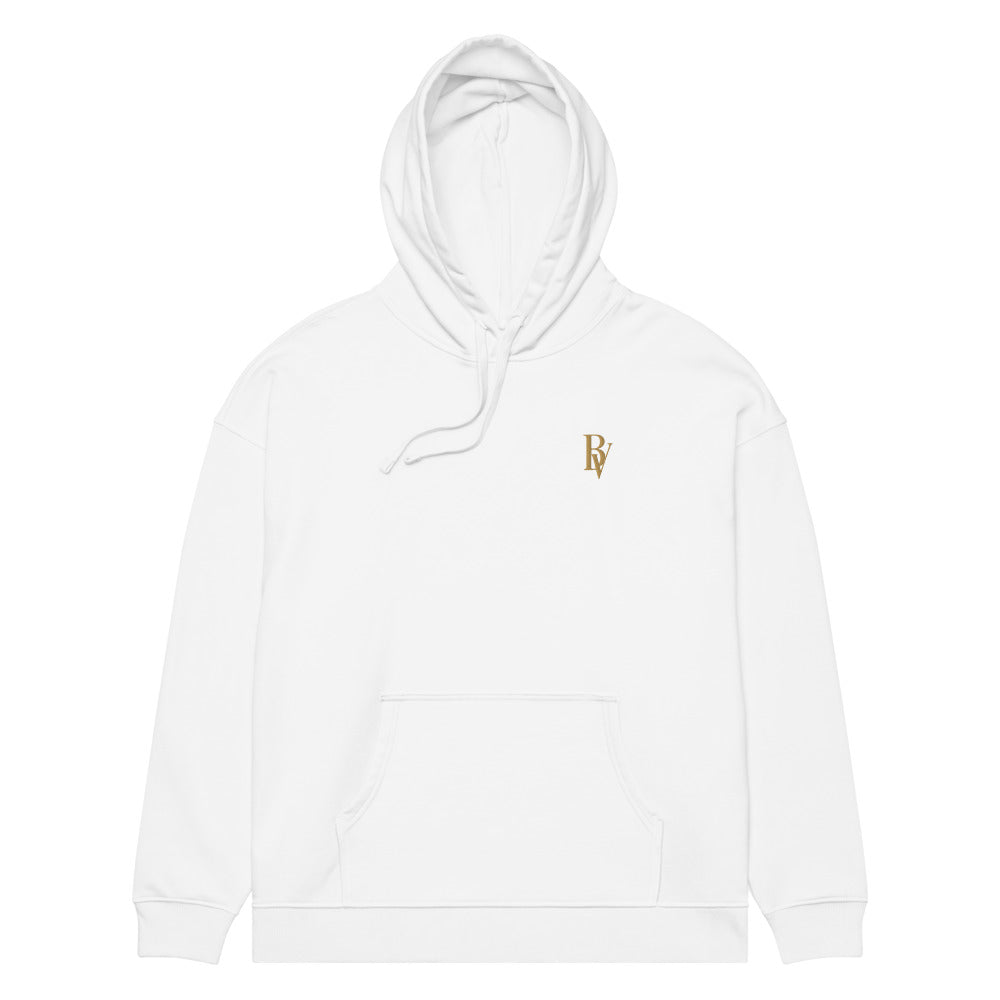 The Heavyweight Hoodie in White — chest BV