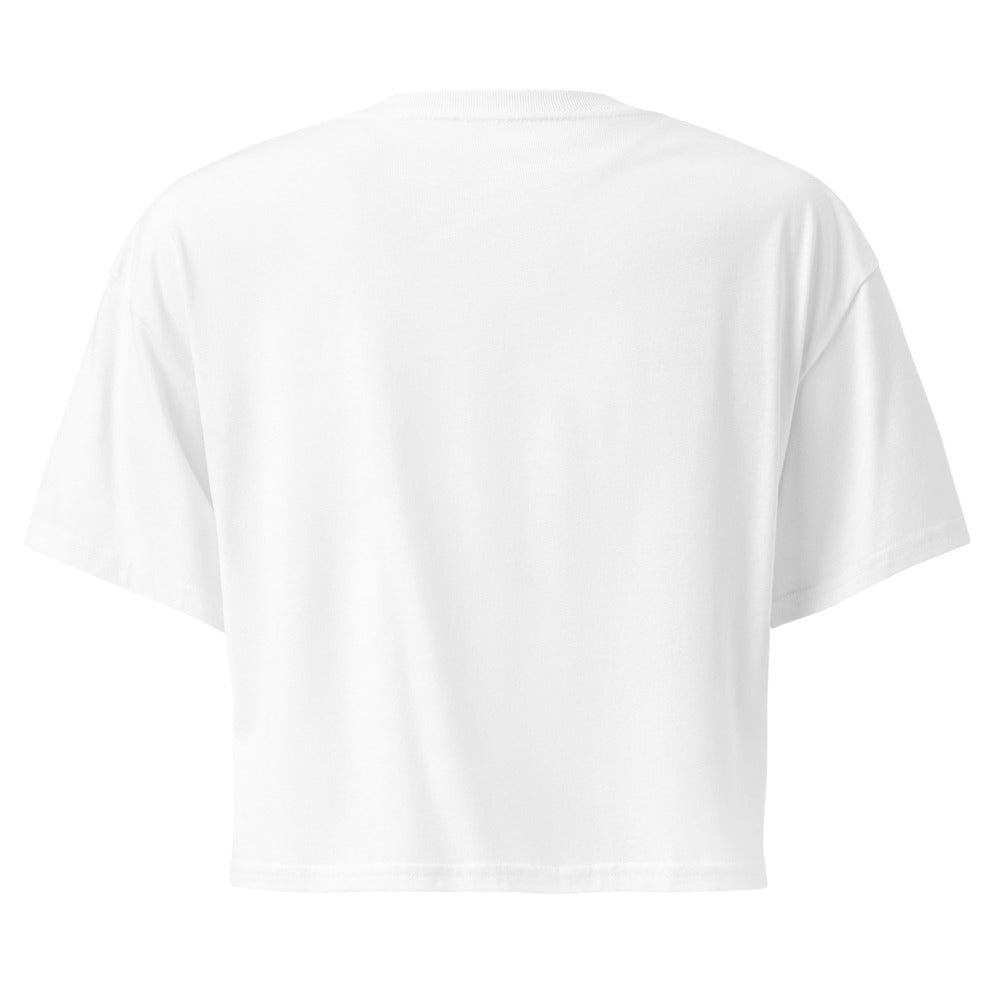 The Cropped Tee in White