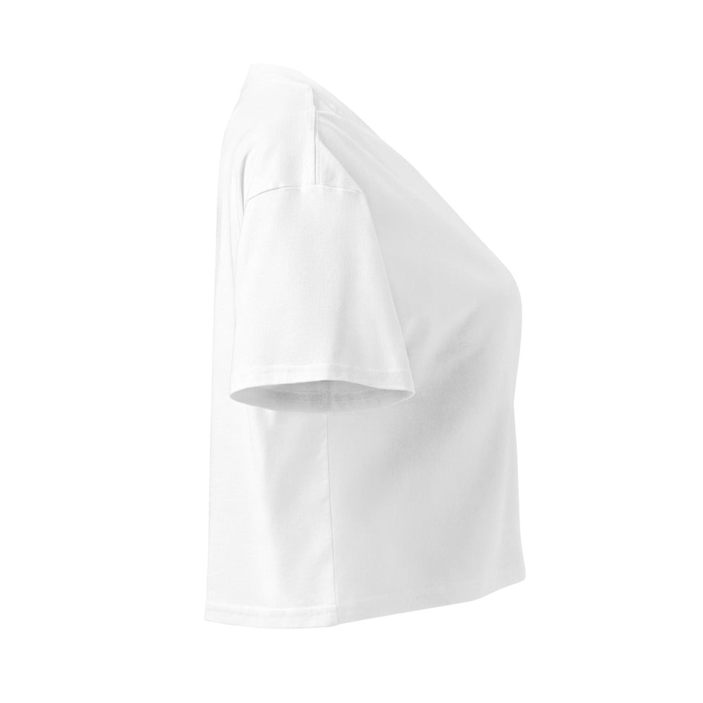 The Cropped Tee in White