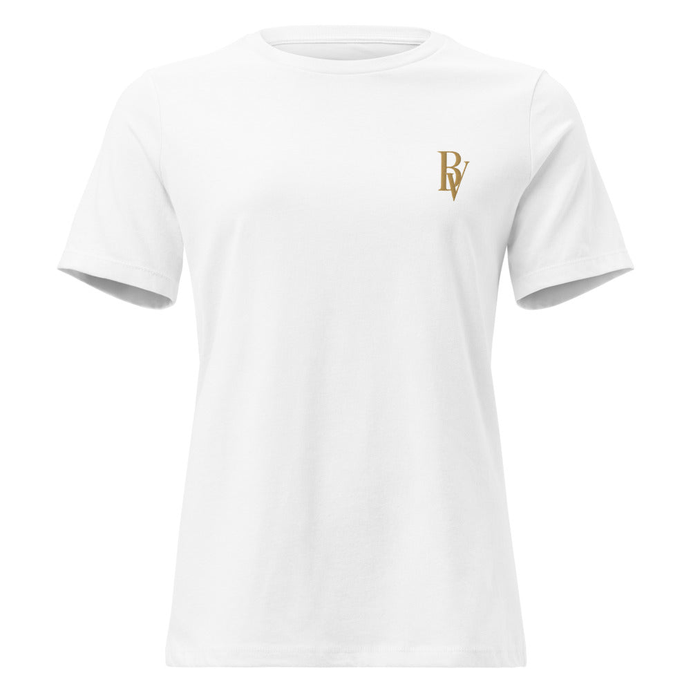 The Relaxed Tee in White — chest BV